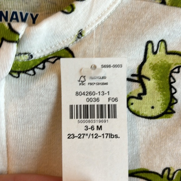 Dinosaur Onsie Old Navy - Picture 2 of 3